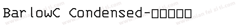 BarlowC Condensed字体转换
